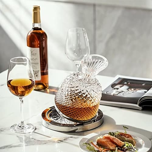 360 Rotating Red Wine Decanter Gift Set