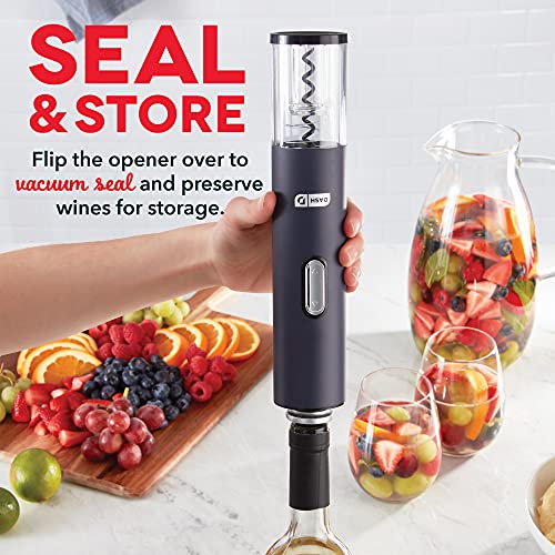 Electric wine set with preservation and opener