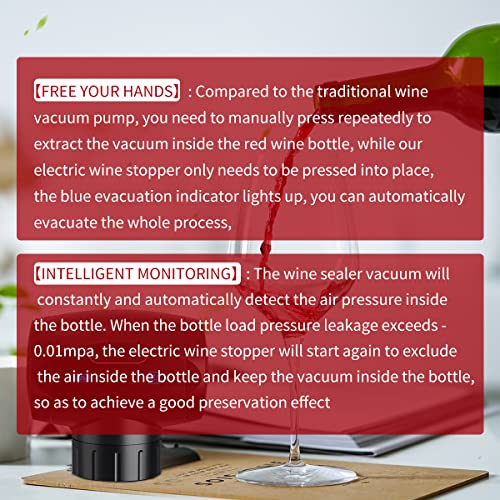 Electric Wine Vacuum Pump with Stopper Sealer