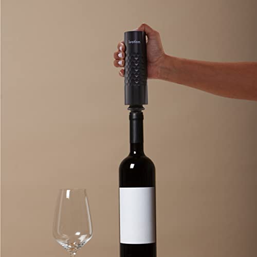 Ivation Wine Saver Pump with Stoppers - 6 Pieces