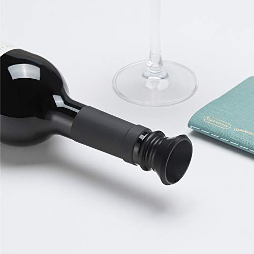 Electric Wine Saver with 6 Stoppers & Pump