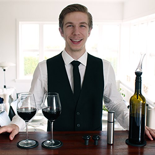 Red Wine Aerator and Saver with Stoppers