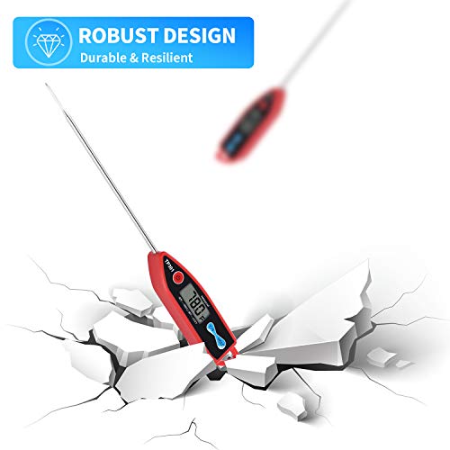 Digital Liquid Thermometer with Long Waterproof Probe