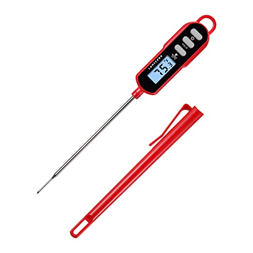 Digital Meat Thermometer with Long Probe and Guide