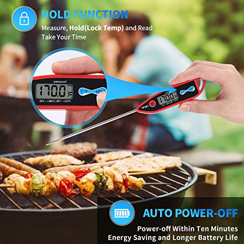 Digital Liquid Thermometer with Long Waterproof Probe