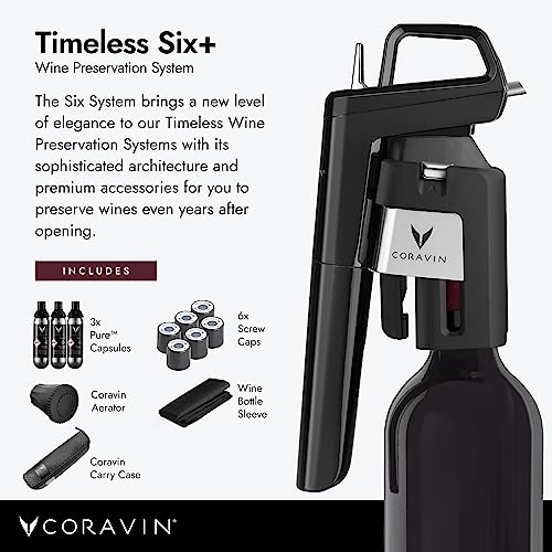 Coravin Six Plus Wine Accessory Kit - Black