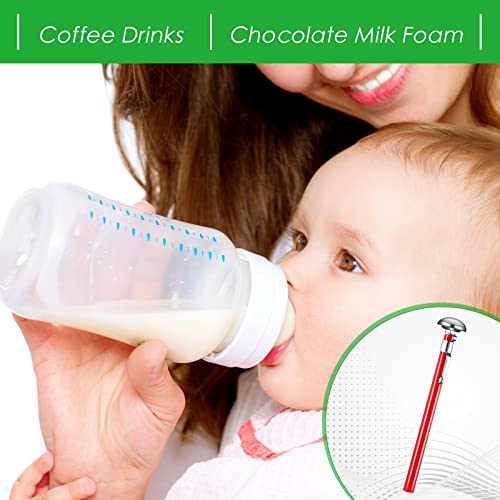 Stainless Steel Food Thermometer for Cooking & Frothing