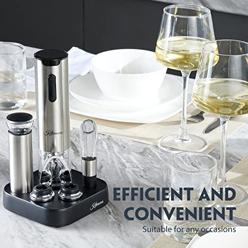 Electric Wine Opener Set with Accessories