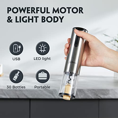 Electric Wine Opener Set with Accessories