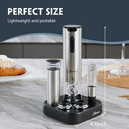 Electric Wine Opener Set with Accessories
