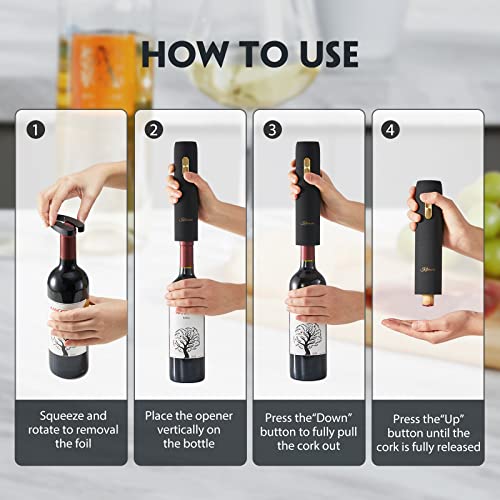 Electric Wine Opener Set with Accessories