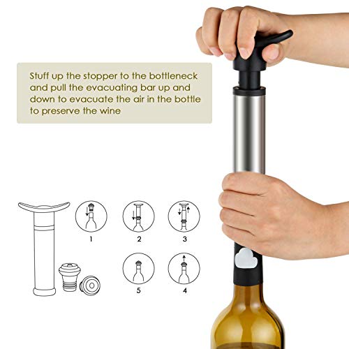 Wine Saver with 4 Stoppers by Run Chao