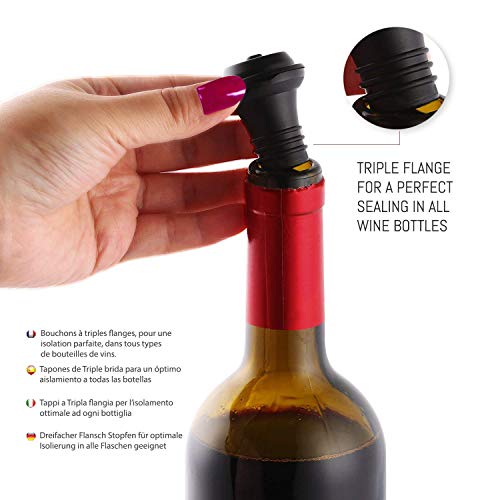 Wine Saver with 4 Stoppers by Run Chao