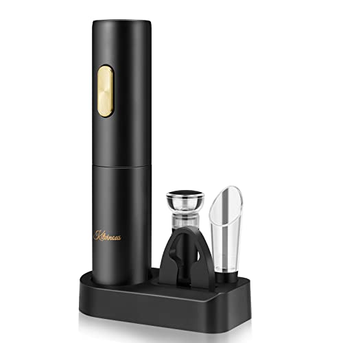 Electric Wine Opener Set with Vacuum Stopper