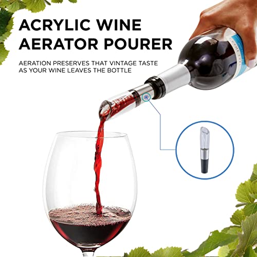 7-Piece Wine Accessory Kit with Electric Opener