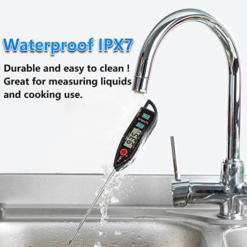 Waterproof Instant Read Thermometer for Cooking and BBQ