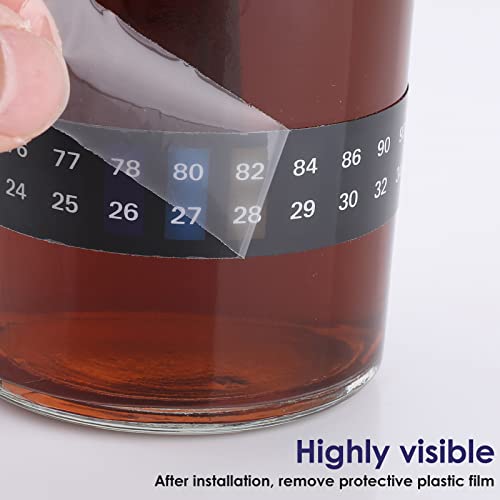 Temperature Stickers for Wine and Beer Fermentation