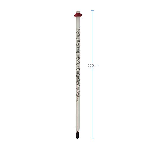 Glass Thermometer for Wine and Beer Brewing