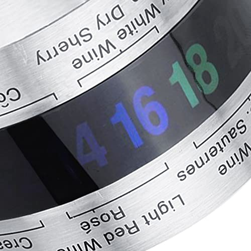 LCD Wine Bottle Thermometer with Ring Shape