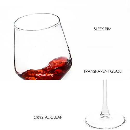 Durable 12oz Wine Glasses Set for Parties