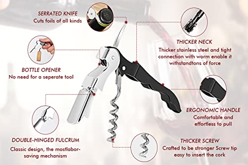 4-Pack Waiter Corkscrew Set