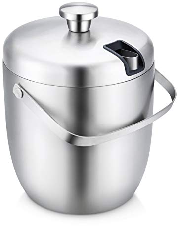 ELITRA Stainless Steel Wine Chiller Bucket with Tongs