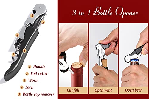 4-Pack Waiter Corkscrew Set