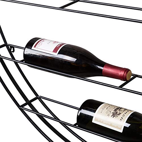 Modern Wall Mounted 12-Bottle Wine Rack