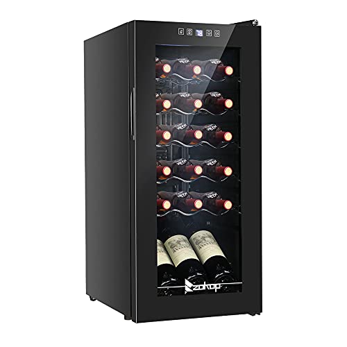 18 Bottle Mini Wine Fridge with Digital Control