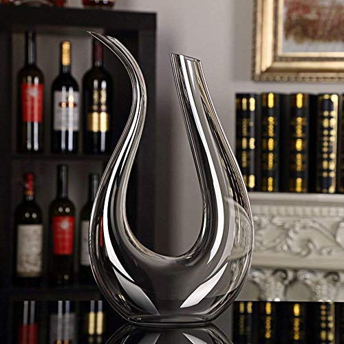 Red Wine Decanter with U-Shaped Design