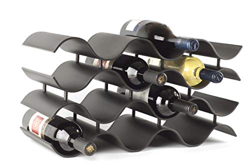 Wave Wine Bottle Holder - Cabinet Insert, 12 Bottle Capacity