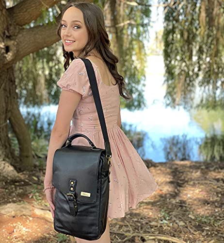 Leather Wine Tote & Tumblers Set