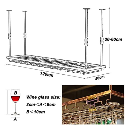 Vintage Wall Hanging Wine Glass Rack