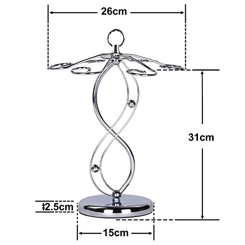 Upside Down Wine Glass Rack, 6 Holders