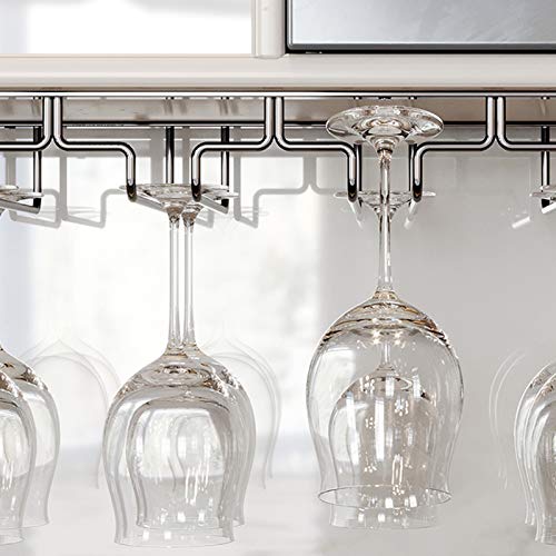 Stainless Steel Under Cabinet Wine Glass Rack