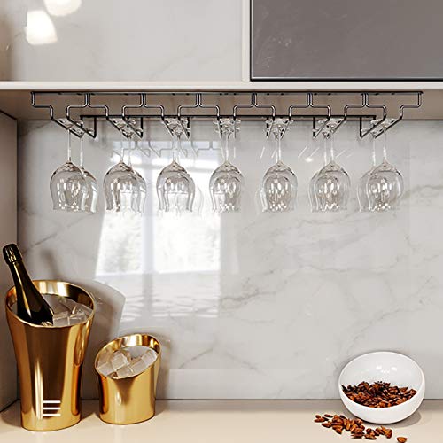 Stainless Steel Under Cabinet Wine Glass Rack