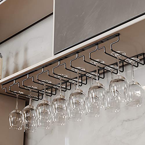 Stainless Steel Under Cabinet Wine Glass Rack