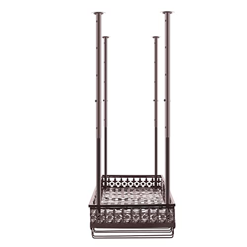 Hanging Ceiling Wine Glass Rack, Adjustable Height