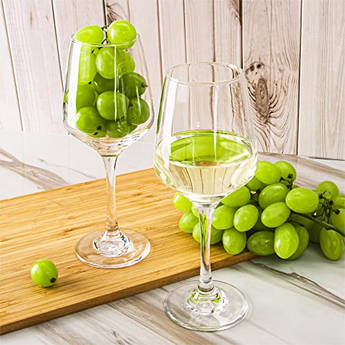 12-Piece HAKEEMI Clear Stemmed Wine Glasses