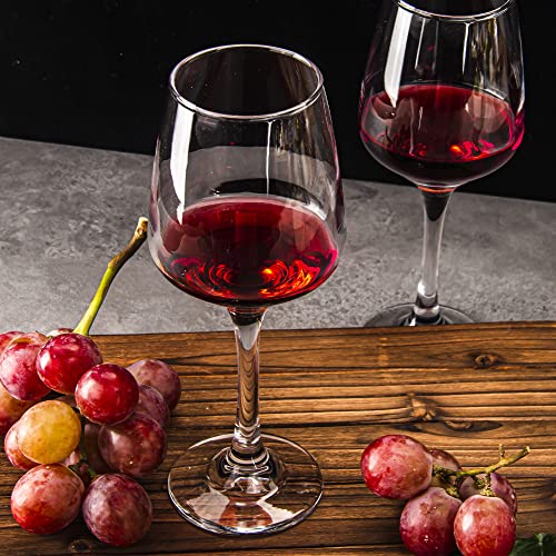 12-Piece HAKEEMI Clear Stemmed Wine Glasses
