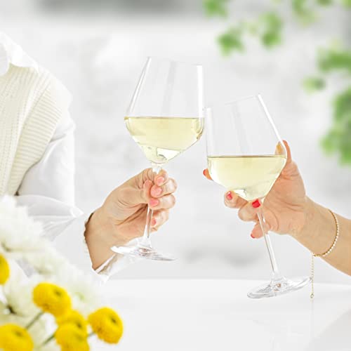 Set of 4 Italian White Wine Glasses by JoyJolt