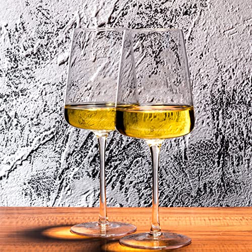 Red Wine Glasses Set of 4 – Hand Blown Crystal