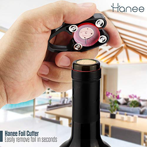 Hanee Rose Gold Wing Corkscrew Set