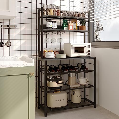 Multi-Purpose Free-Standing Rack with Wine Storage
