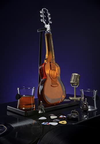 Guitar Decanter Set - Wine Savant 1000ml with Glasses
