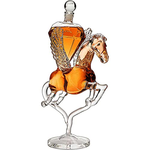 Winged Diamond Decanter for Wine & Whiskey