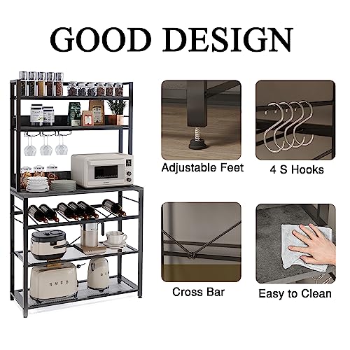 Multi-Purpose Free-Standing Rack with Wine Storage