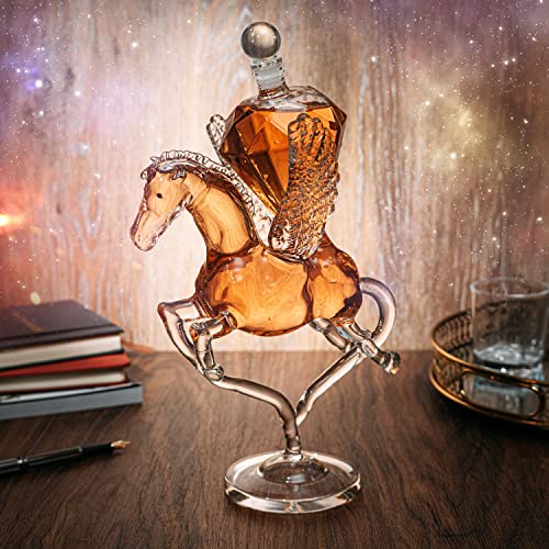 Winged Diamond Decanter for Wine & Whiskey