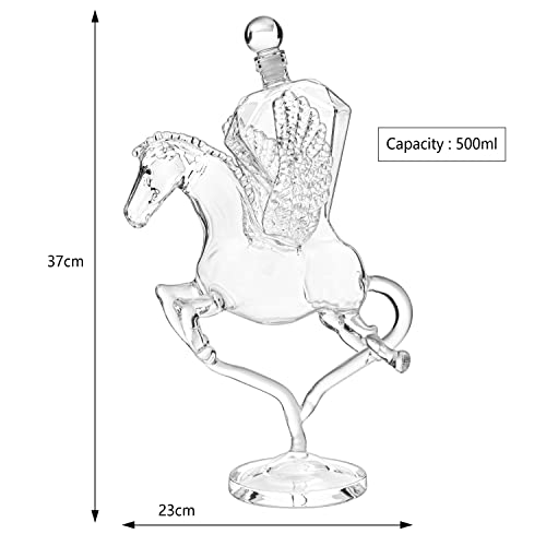 Winged Diamond Decanter for Wine & Whiskey