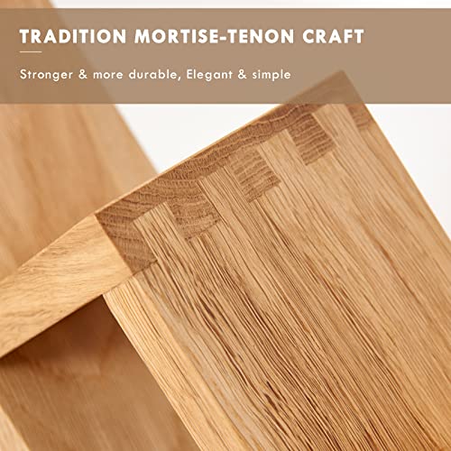 Oak Wine Bottle Holder for Countertop and Display Cabinets